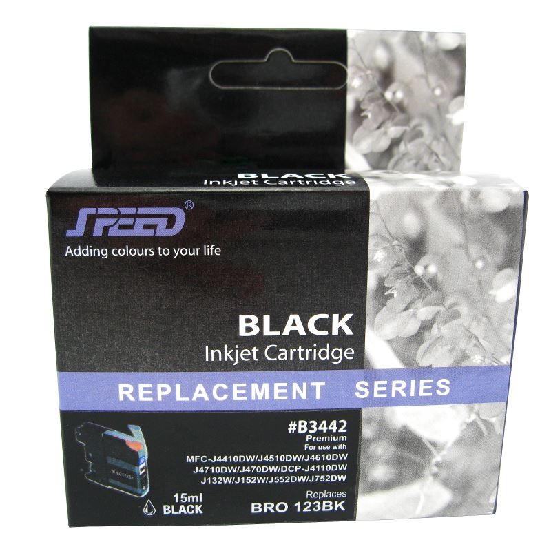 Cartus compatibil LC123BK Black pentru imprimante inkjet Brother - imagine 3